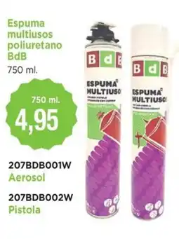 BdB Espuma multiusos poliuretano BdB oferta