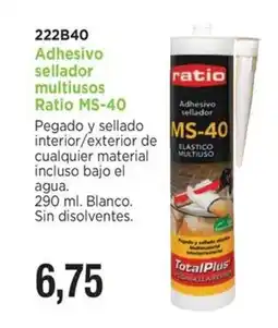 BdB Adhesivo sellador multiusos Ratio MS-40 oferta
