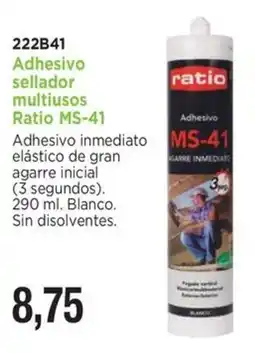 BdB Adhesivo sellador multiusos Ratio MS-41 oferta