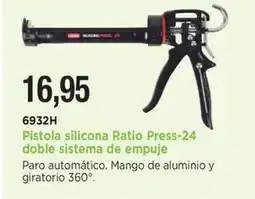 BdB Pistola silicona Ratio Press-24 doble sistema de empuje oferta
