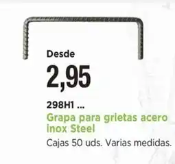 BdB Grapa para grietas acero inox Steel oferta