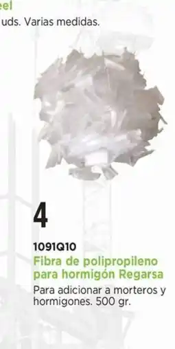 BdB Fibra de polipropileno para hormigón Regarsa oferta