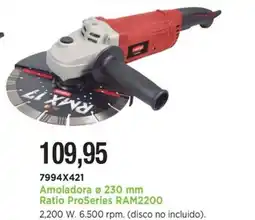 BdB RATIO Amoladora 230 mm ProSeries RAM2200 oferta