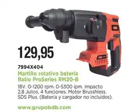 BdB Martillo rotativo batería Ratio ProSeries RM20-B oferta