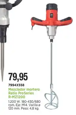 BdB Mezclador mortero Ratio ProSeries R-MZ1200 oferta