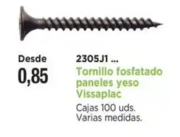 BdB Tornillo fosfatado paneles yeso Vissaplac oferta