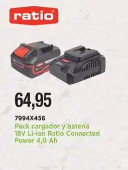 BdB RATIO Pack cargador y batería 18V Li-ion Ratio Connected Power 4,0 Ah oferta