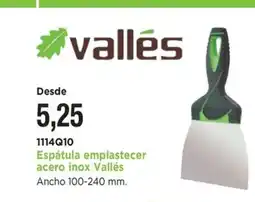BdB VALLÉS Espátula emplastecer acero inox oferta