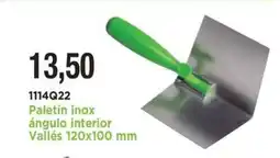 BdB VALLÉS Paletín inox ángulo interior 120x100 mm oferta