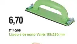 BdB VALLÉSLijadora de mano 115x280 mm oferta