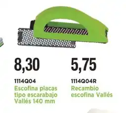 BdB VALLÉS Escofina placas tipo escarabajo 140 mm oferta
