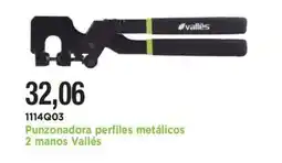 BdB VALLÉS Punzonadora perfiles metálicos 2 manos oferta