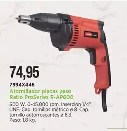 BdB RATIO Atornillador placas yeso ProSeries R-AP600 oferta