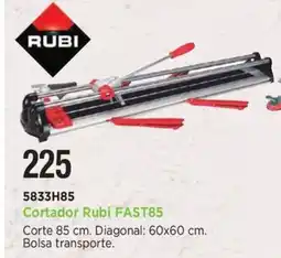 BdB Cortador Rubi FAST85 oferta