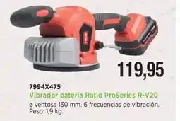 BdB RATIO Vibrador batería ProSeries R-V20 oferta