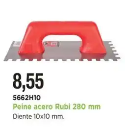 BdB Peine acero Rubi 280 mm oferta