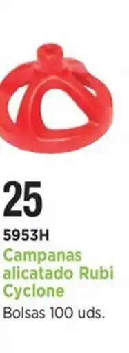 BdB Campanas alicatado Rubi Cyclone oferta