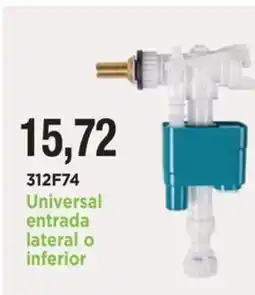 BdB Universal entrada lateral o inferior oferta