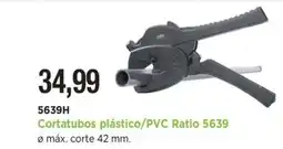 BdB RATIO Cortatubos plástico/PVC 5639 oferta