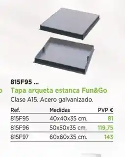 BdB Tapa arqueta estanca Fun&Go oferta