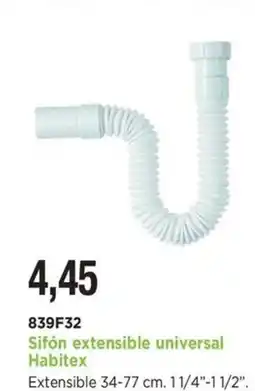 BdB HABITEX Sifón extensible universal oferta
