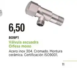 BdB Válvula escuadra Orfesa mono oferta