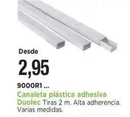BdB Canaleta plástica adhesiva Duolec oferta