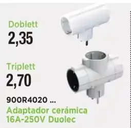 BdB Adaptador cerámica 16A-250V Duolec oferta