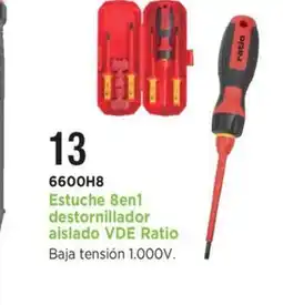 BdB RATIO Estuche 8en1 destornillador aislado VDE oferta