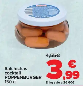POPPENBURGER Salchichas cocktail