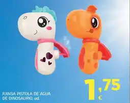 HiperDino Juinsa pistola de agua de dinosaurio oferta