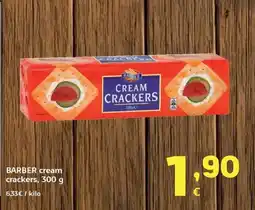 HiperDino Barber cream crackers oferta