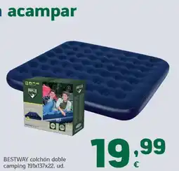 HiperDino BESTWAY colchón doble camping oferta