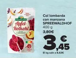 Carrefour SPREEWALDHOF Col lombarda con manzana oferta