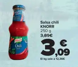 Carrefour KNORR Salsa chili oferta