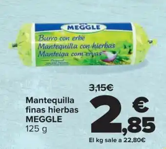 MEGGLE Mantequilla finas hierbas
