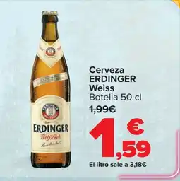 Carrefour ERDINGER Cerveza Weiss oferta