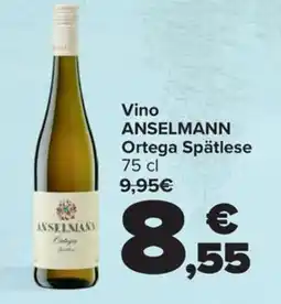 Carrefour ANSELMANN Vino Ortega Spätlese oferta