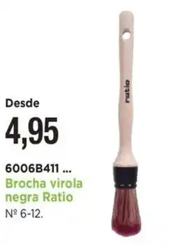BdB Brocha virola negra Ratio oferta