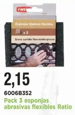 BdB RATIO Pack 3 esponjas abrasivas flexibles oferta