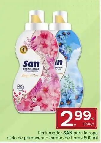 San ignacio - perfumador para la ropa cielo de primavera o campo de flores