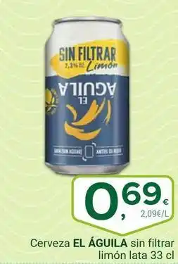 Supermercados Dani El águila negra - cerveza sin filtrar limon oferta