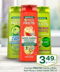 Supermercados Dani Garnier - fuerza y brillo oferta