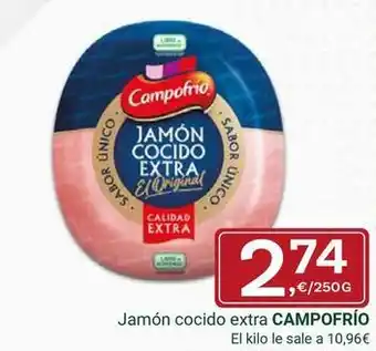 Supermercados Dani Campofrío - jamon cocido extra oferta