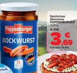 Carrefour Poppenburger - salchichas alemanas oferta