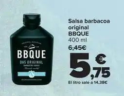Carrefour Bbque - salsa barbacoa original oferta