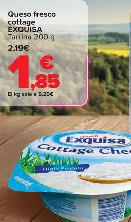 Carrefour Exquisa - queso fresco cottage oferta