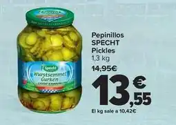 Carrefour Specht - pepinillos pickles oferta
