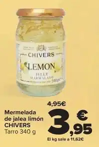 Carrefour Chivers - mermelada de jalea limon oferta