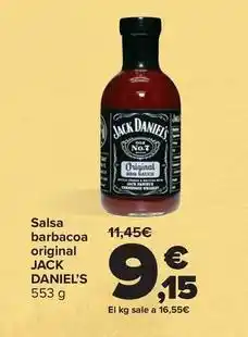 Carrefour Jack daniel's - salsa barbacoa original oferta